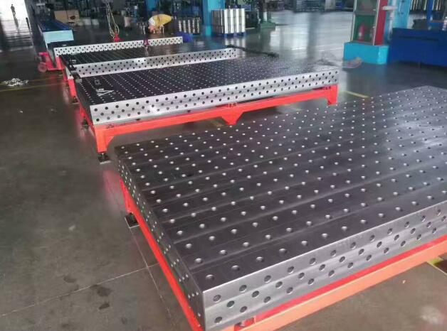 三維柔焊接平臺現場